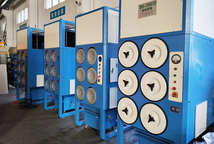 焊煙除塵器-高壓吸風（機器人自動焊）